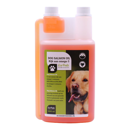 EcoPedz visolie zalm Premium voor honden 1000 ml