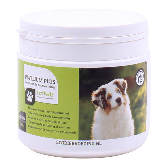 EcoPedz Psyllium Plus Hond 100 gram bevordert de darmwerking