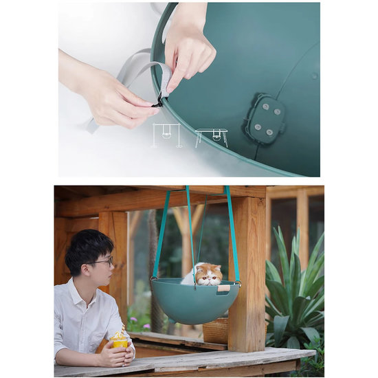 PETLUX 4-in 1 Design kattenmand (roze)