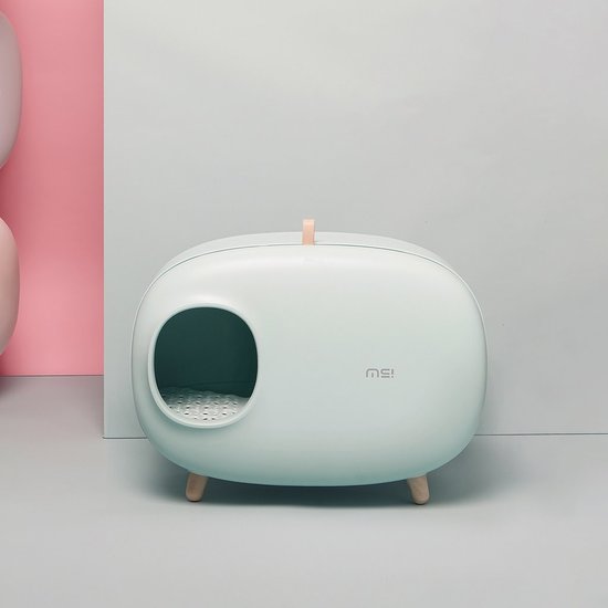 PETLUX design kattenbak met lade (mintgroen)