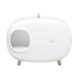 design kattenbak met lade (wit)