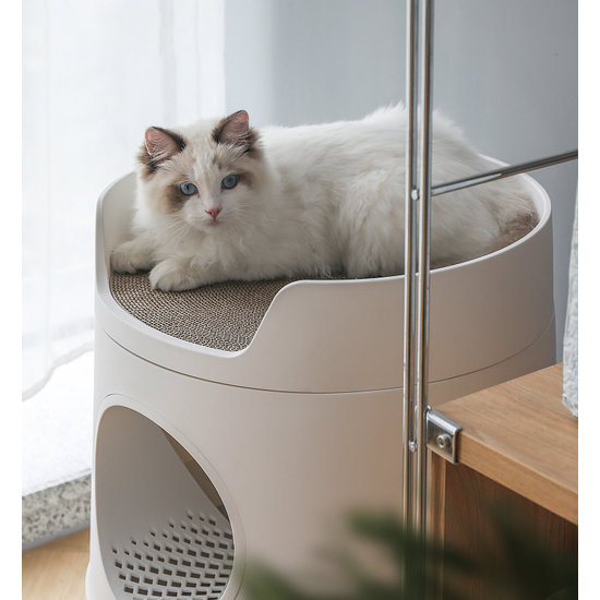 PETLUX design castle kattenbak wit