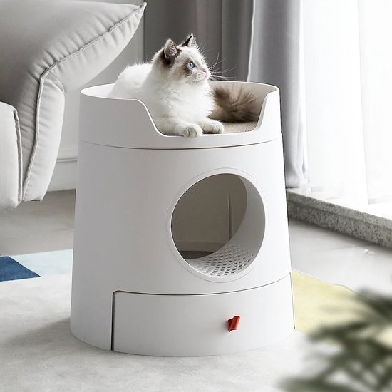 PETLUX design castle kattenbak wit