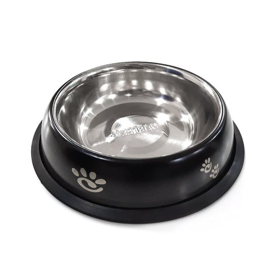 Nobleza voer- drinkbak design RVS 25,5x5,7 cm