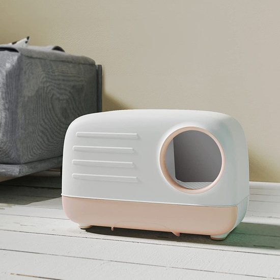 PETLUX Retro kattenbak kaki met lade