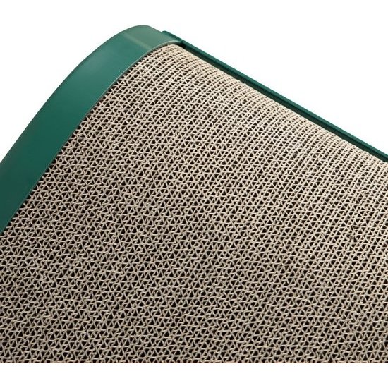 PETLUX 3-in-1 krabhuis met kattenspeeltje (groen)