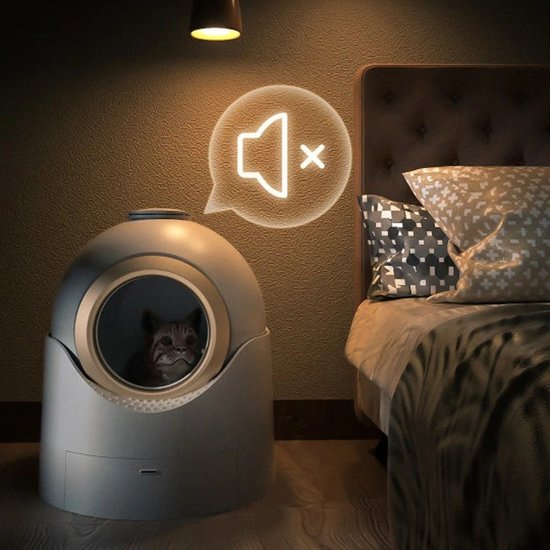 PETLUX zelfreinigende semi-automatische kattenbak met geurfilter