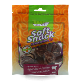 soft snack plakjes rund & vis 85 gram