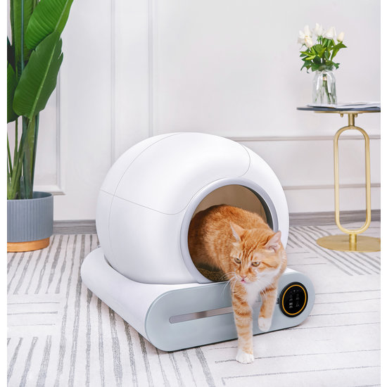 PETLUX zelfreinigende kattenbak met touchbediening & app