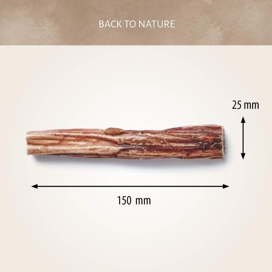 Antos natuurlijke bullepees 15 cm (5 stuks)