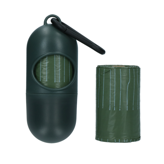 PoopyGo dispenser incl. 15 bio zakjes met lavendelgeur