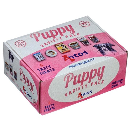 Antos cadeaubox voor puppies Puppybox