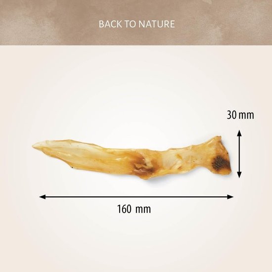 Antos natuurlijke konijnenoren 5 kg - Grootverpakking