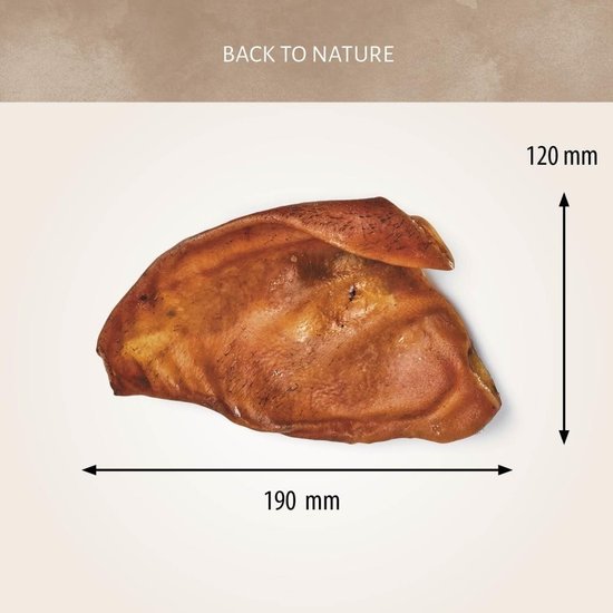 Antos natuurlijke varkensoren 100 stuks - 4 kg - Grootverpakking