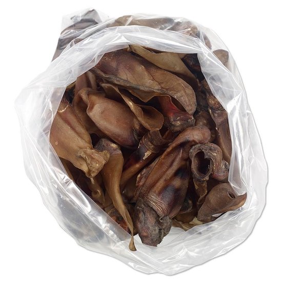 Antos natuurlijke runderoren met schelp 120 stuks - 6 kg - Grootverpakking