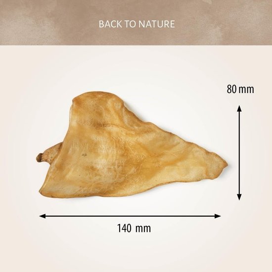 Antos natuurlijke runderoren 200 stuks - 4 kg  - Grootverpakking