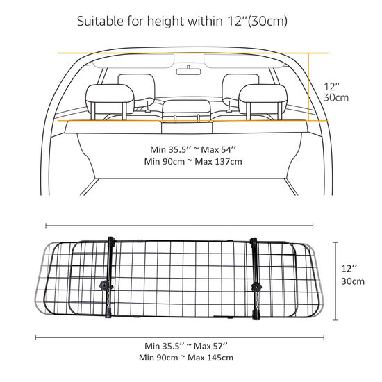 Nobleza hondenrek auto verstelbaar (96-145 cm)