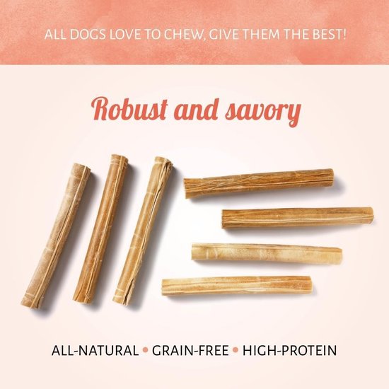 Antos geperste staven runderhuid 26 cm (3 stuks)