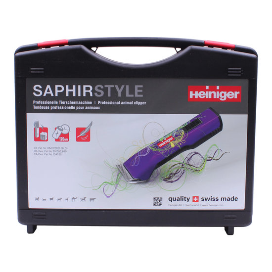 Heiniger Saphir Style Accu Scheermachine #40 met 2 accu's
