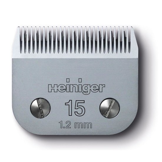 Heiniger messenset 1.2 mm voor katten (#15)