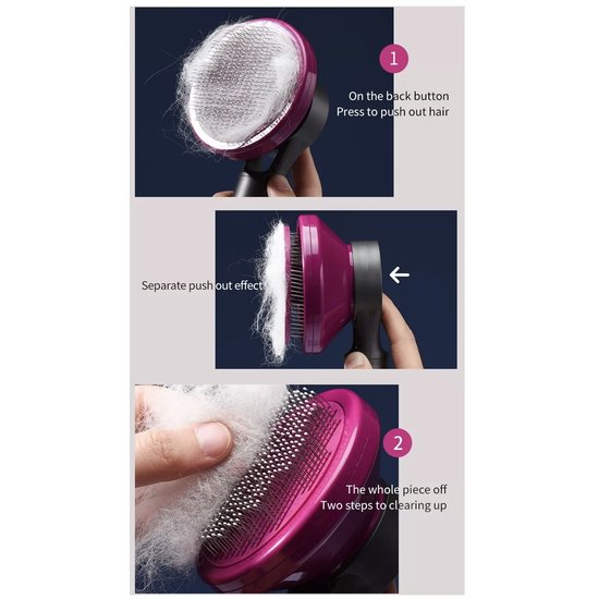 PETLUX luxe verzorgingsset voor katten en honden 3-delig