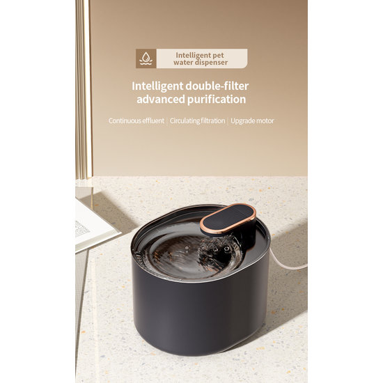 EcoPedz automatische design drinkfontein met waterfilter