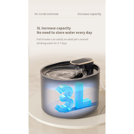 EcoPedz automatische design drinkfontein met waterfilter