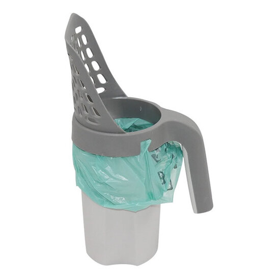 EcoPedz opvangzakjes voor kattenbakschep met opvangbak (45 stuks)