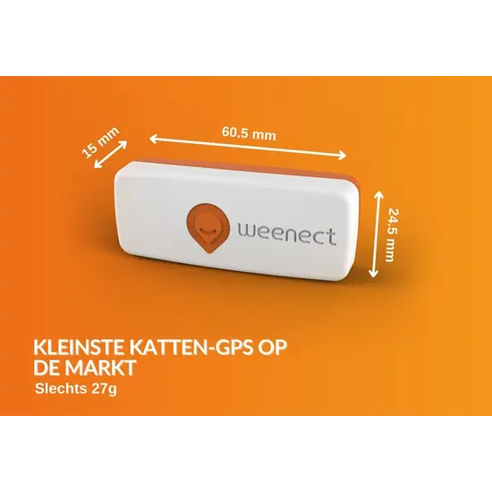 Weenect GPS tracker XS voor katten