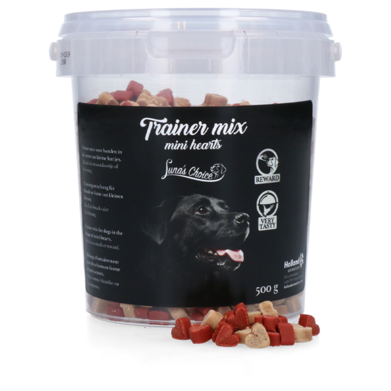 Luna's Choice Trainermix Hartjes zalm klein 500 gram
