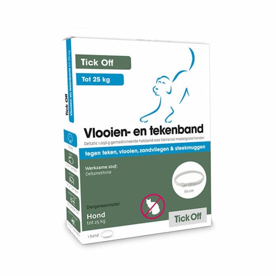 Tick Off vlooien- en tekenband voor honden