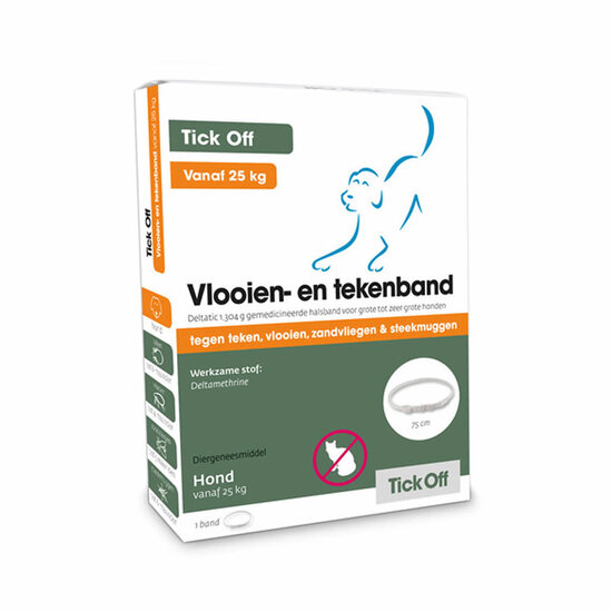 Tick Off vlooien- en tekenband voor honden