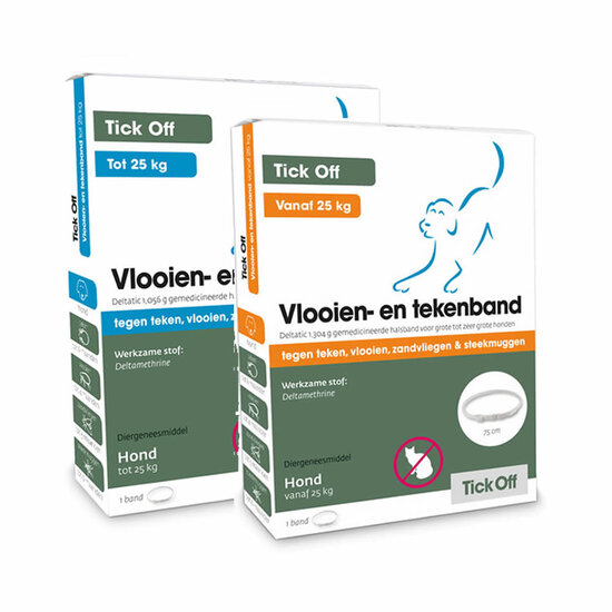 Tick Off vlooien- en tekenband voor honden