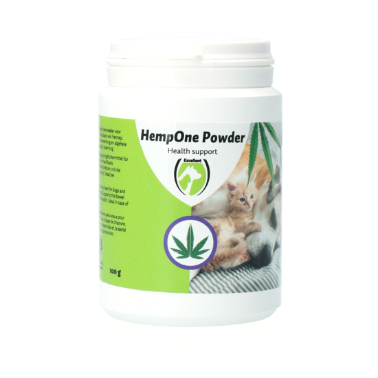 Excellent Pets HempOne Poeder tegen spanning en stress bij Hond & Kat