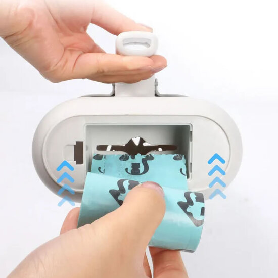 EcoPedz kattenbakschep Easy Open met opvangbak + 3 rol opvangzakjes GRATIS