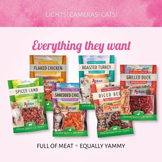 Antos cadeaubox met kattensnacks vlees
