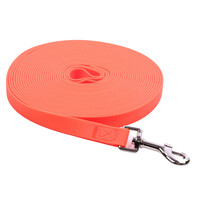 PVC hondenlijn 2.0 cm Fluo Orange - 10 meter