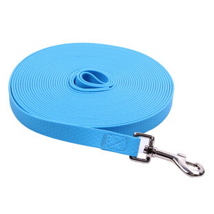 PVC hondenlijn 2.0 cm Clear Blue - 10 meter