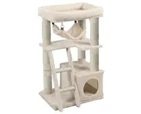 Krabpaal Loulou ivoor/wit 55x40x95 cm