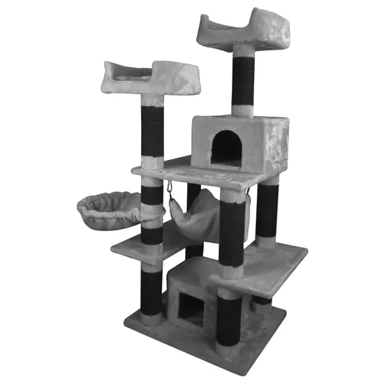 Adori krabmeubel Mosey grijs/zwart  60x70x160 cm