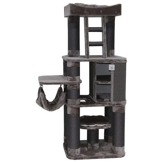 Adori krabmeubel Jesse cappuccino/grijs 70x60x180 cm