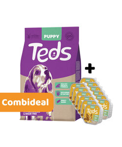 droogvoer met insecten Puppy + natvoer (combi-deal)