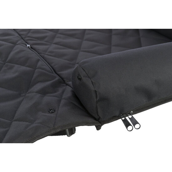 Trixie autostoel kussen dubbel zwart (95x10x50 cm)