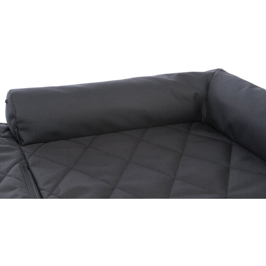 Trixie autostoel kussen dubbel zwart (95x10x50 cm)