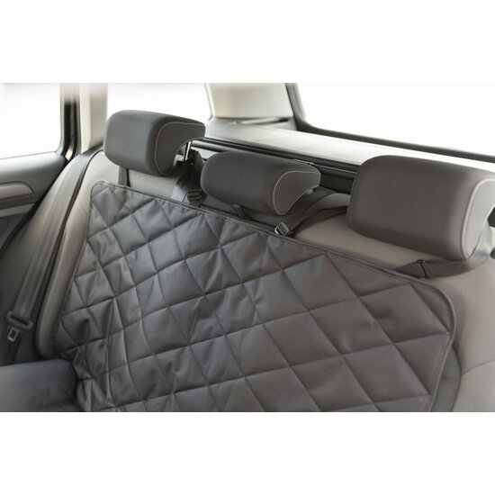 Trixie autostoel kussen dubbel zwart (95x10x50 cm)