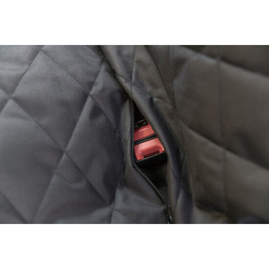 Trixie autostoel kussen dubbel zwart (95x10x50 cm)