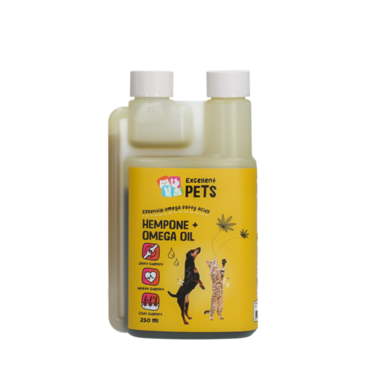 Excellent Pets HempOne + Omega Oil Hond en Kat 250 ml