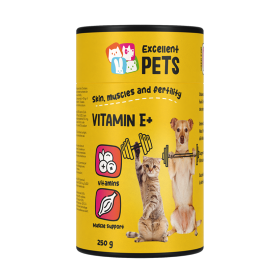 Excellent Pets  Vitamin E Plus Hond & Kat 250 gram
