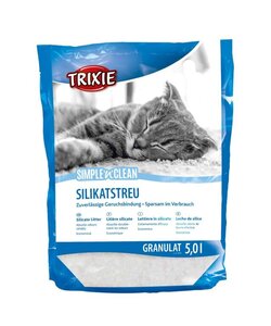 Eenvoudig en schoon silicium kattenbakvulling granulaat 5 l
