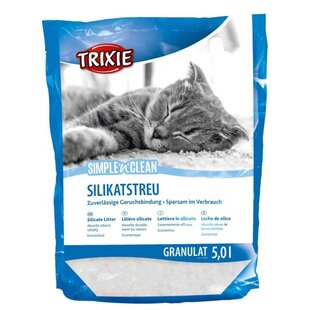 Eenvoudig en schoon silicium kattenbakvulling granulaat 5 l